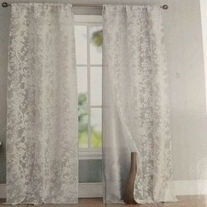 curtain 2 panels layered look style superpose shee